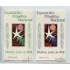 ESPAÑA 1958 BLOQUES Yv. 19/20 NUEVOS MINT, RAROS 90 EUROS